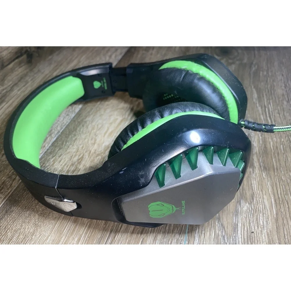 BUTFULAKE GH-1 Gaming Headset PS4, Xbox One, Xbox One S, PC, Switch  GREEN/black